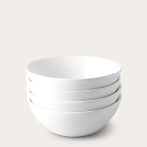 The Breakfast Bowls in Speckled White