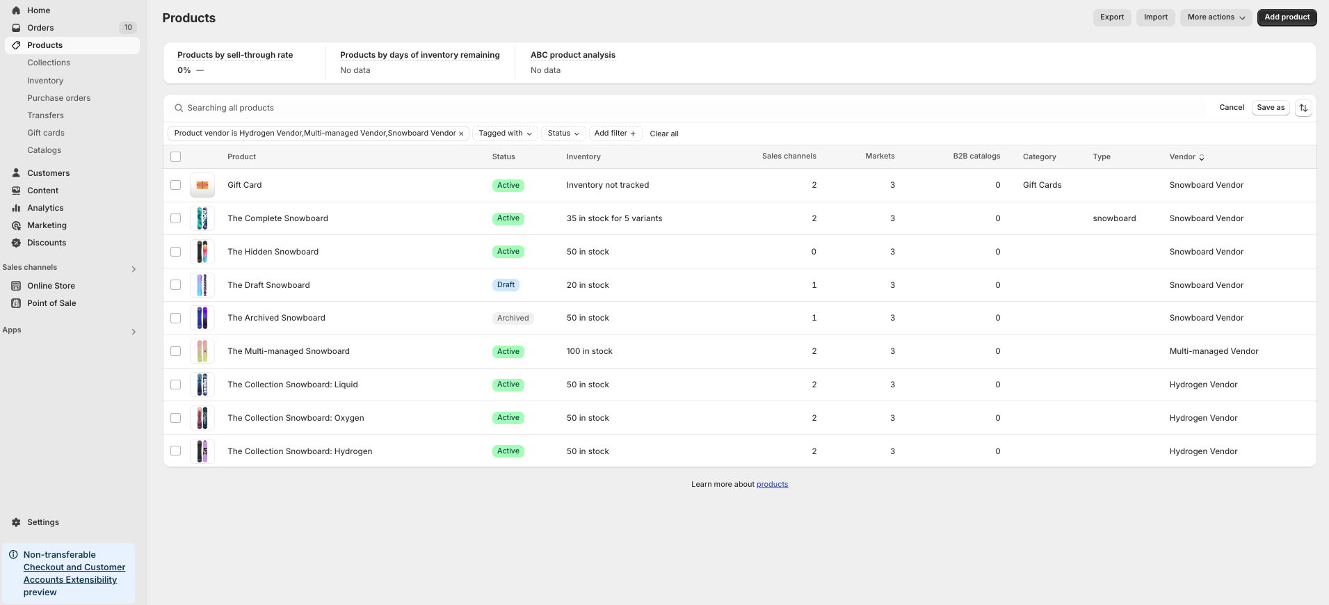 shopify setup