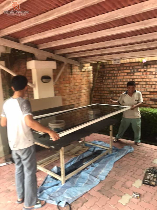 Desa Park CIty Pebble Wash Flooring Work interior design renovation ideas, photos and price in ...