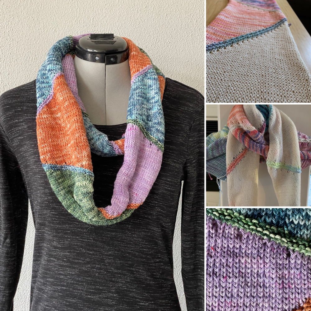 Knitted scarf Sietske