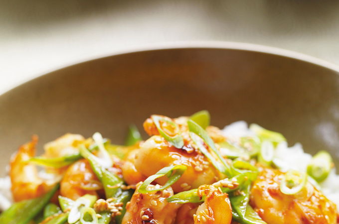 Sesame Shrimp Stir-Fry