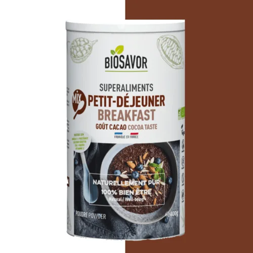 Mix Breakfast bio - Saveur Cacao - Lot de 4