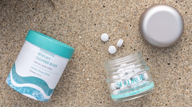 Seadrop’s Waterless Beads Cuts Down Shipping Costs For A More Sustainable Skincare Solution