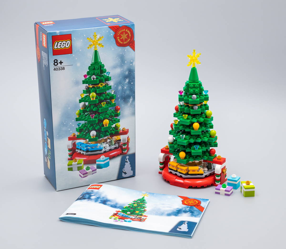 lego 40338 box and booklet