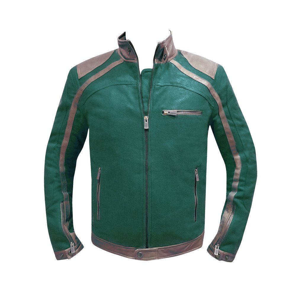 LA PAZ - Green LEATHER and WOOL