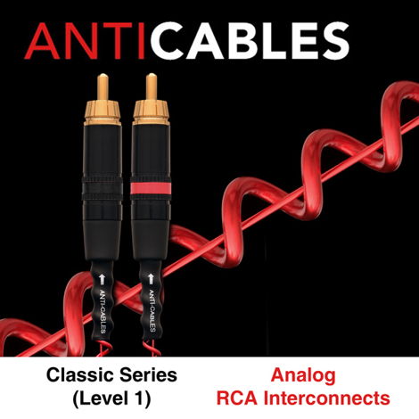 AntiCables Level 1 Classic Series RCA Analog ICs