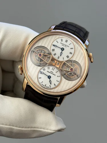 Arnold & Son DTE DOUBLE TOURBILLON ESCAPEMENT LE 28 pieces
