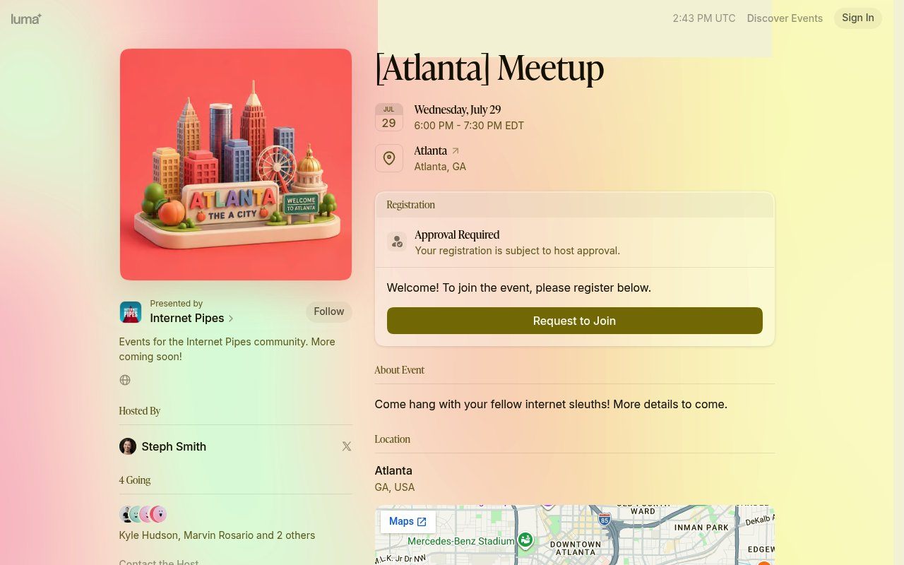 [Atlanta] Meetup · Luma