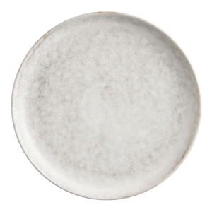 Vita Ivory And Brown Reactive Glaze Salad Plate - World Market