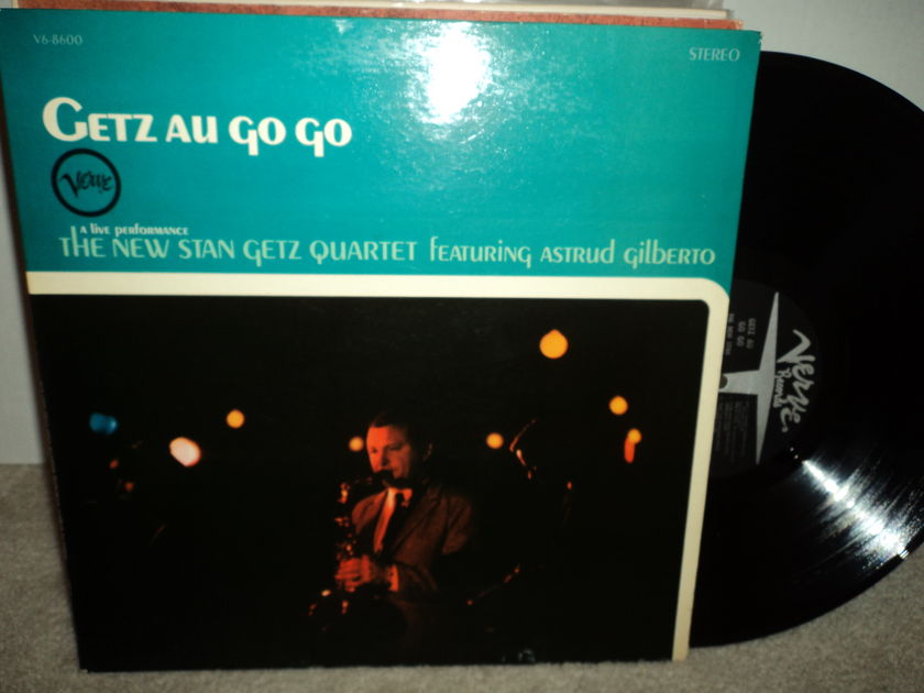 Getz Au Go Go / Astrud Gilberto - The New Stan Getz Quartet featuring Astrud Gilberto Gatefold  Verve Stereo V6 - 8600   NM