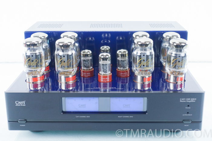 Cary  CAD-120S MKII Stereo Tube Power Amplifier; Cobalt...