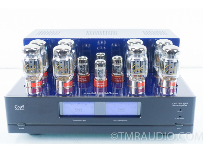 55 CAD 120S MKII Stereo Tube Power Amplifier; Cobalt Blue (9431)