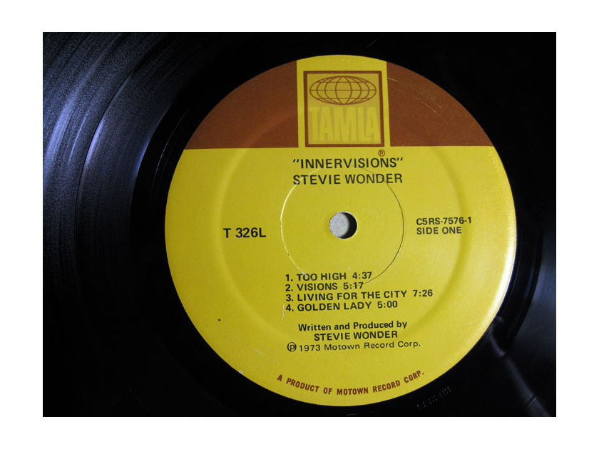 Stevie Wonder - Innervisions  - LP 1973 Original Press Tamla T 326L