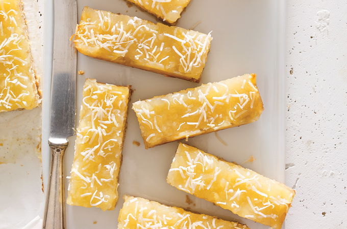 Pineapple and Coconut Bars