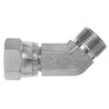 a silver metal pipe fitting