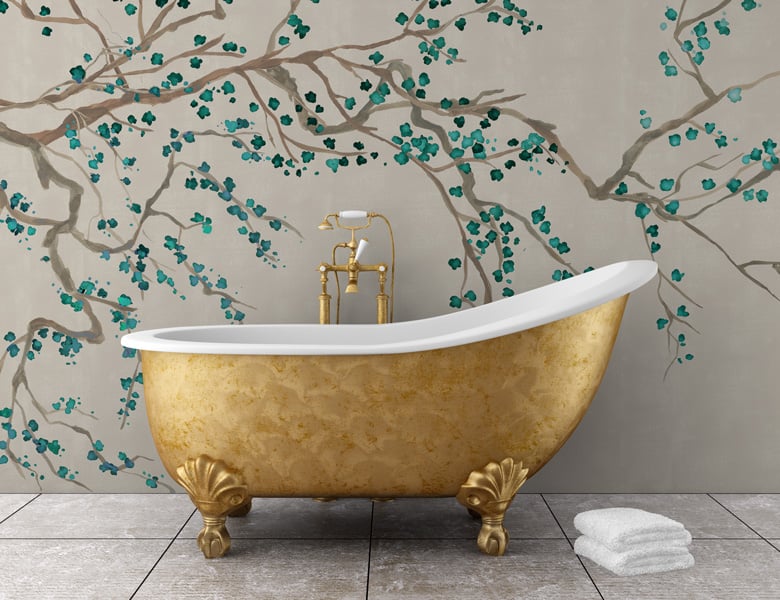 Bathroom Wallpaper: Everything You Need To Know - Feathr™ Wallpapers