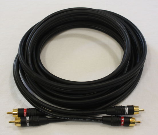 Tributaries Alpha Interconnects, pair, RCA to RCA, 4m.