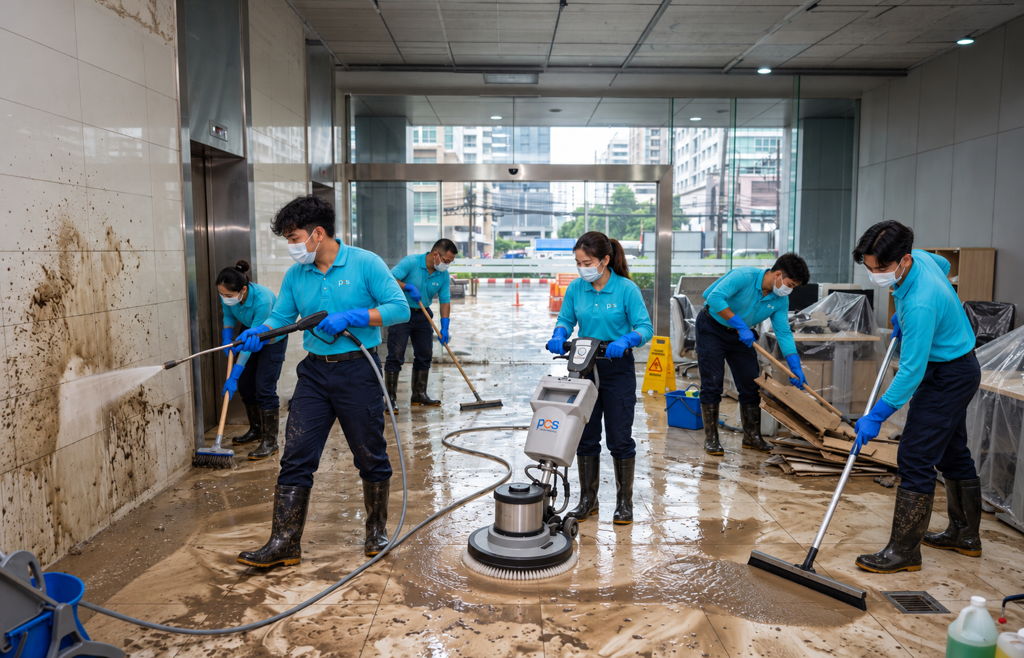 Flood Recovery Cleaning Services in Thailand