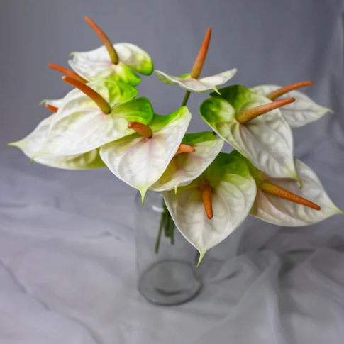 Anthurium Small Red - Realistic Artificial Flowers - Image 4