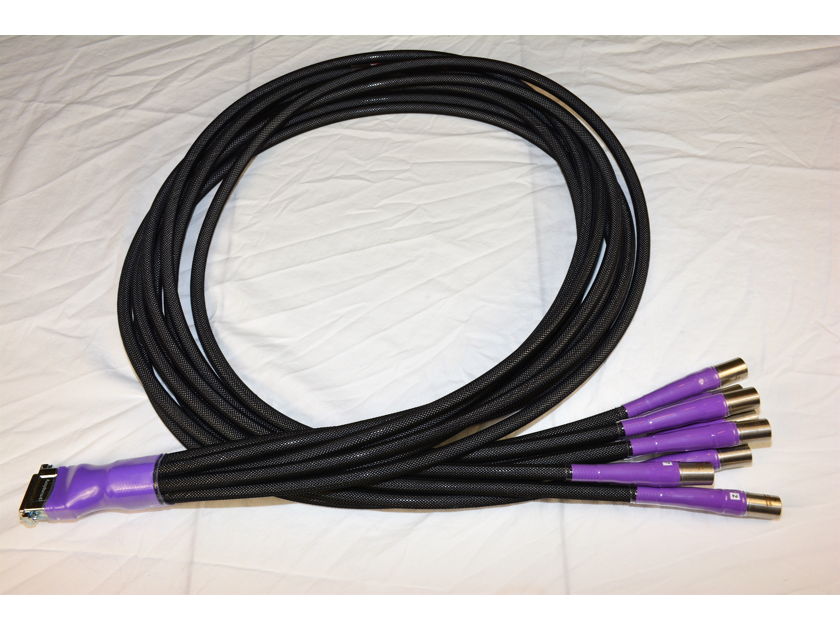 Upgrade DB-25 to eight balanced XLR cable kit, for DataSat, Arvus, other digital processors