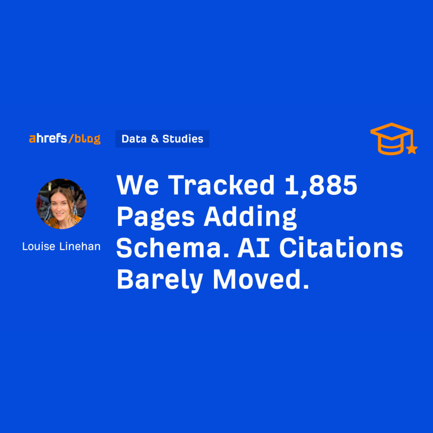 We Tracked 1,885 Pages Adding Schema. AI Citations Barely Moved.