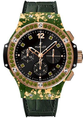 Hublot Big Bang Gold Linen Green