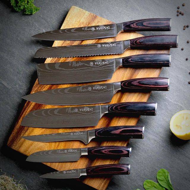 Complete 5-Piece Master Chef knife Set for Professionals – Yakushi