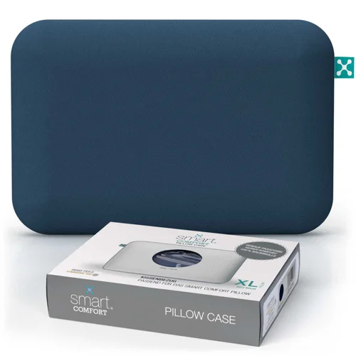 Smart Comfort Pillow Case - Bleu foncé