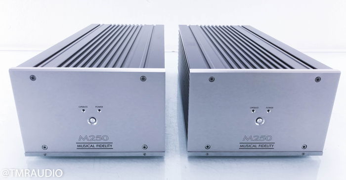 Musical Fidelity M250 Mono Power Amplifier Silver Pair ...