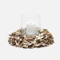 oyster shell candle holder