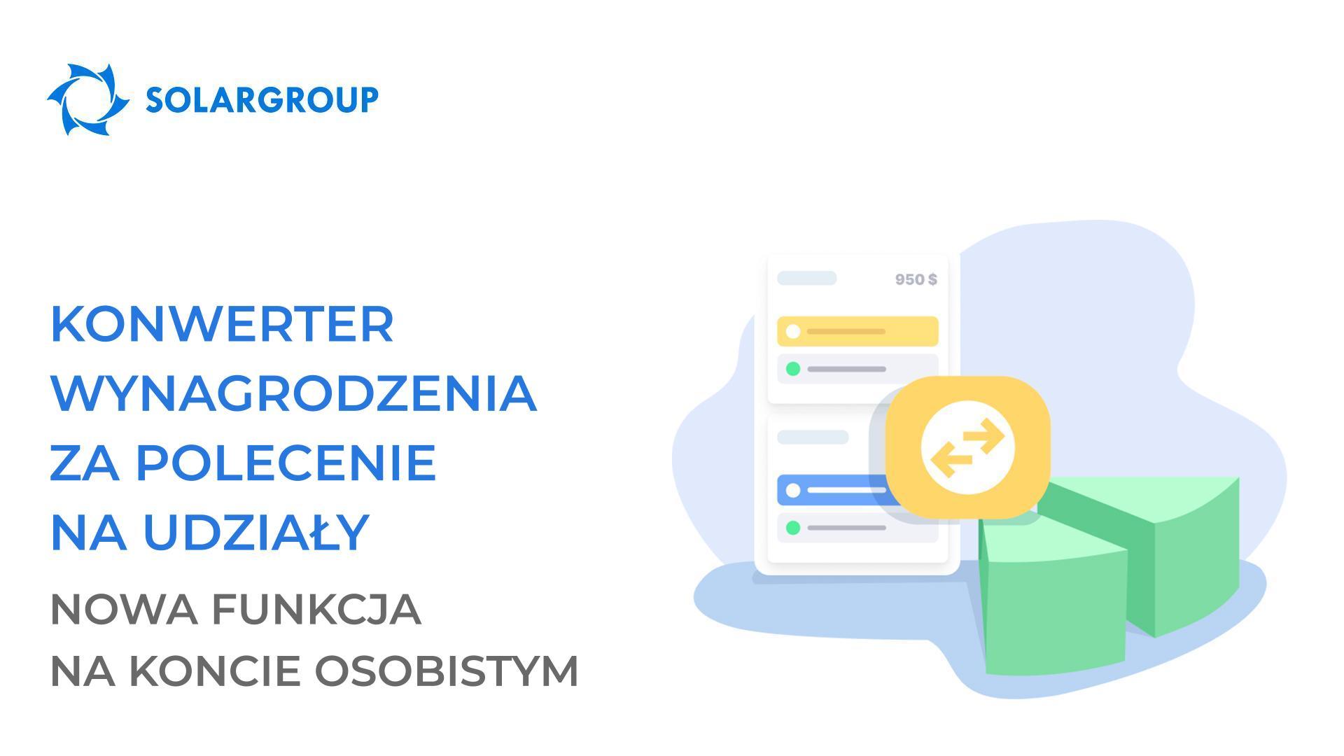 Konwerter wynagrodzenia za polecenie na udziały: nowa funkcja na koncie osobistym