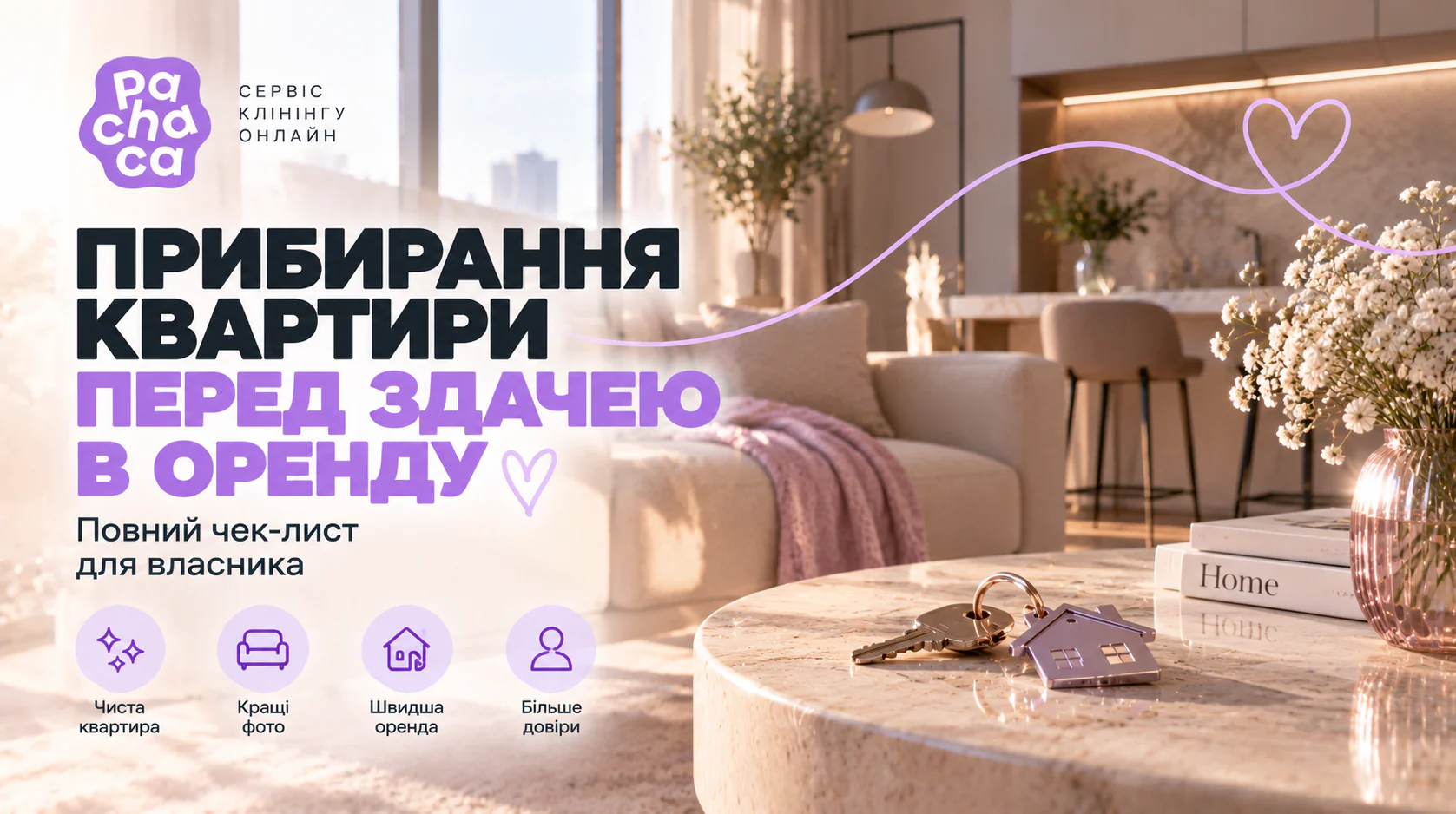 вартира готова до нового орендаря»