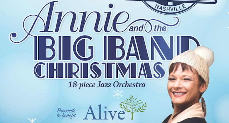Jazz Star Annie Sellick Raises Funds for Alive Hospice with 4th Annual Big Band Christmas Show at Third and Lindsley