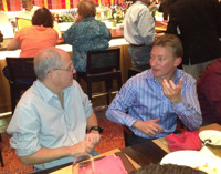 Joel Bruckenstein with Finance Logix CEO Oleg Tishkevich: Simplicity is the ultimate sophistication, yet very difficult to achieve.