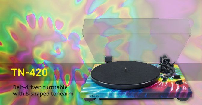 Teac TN-420 Psychedelic Turntable