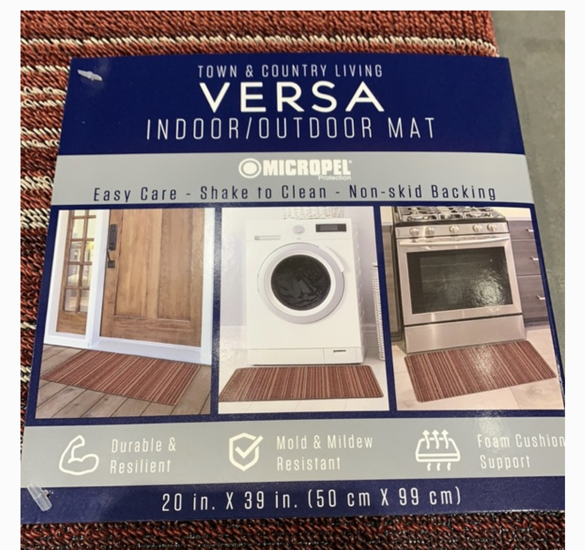 Town & Country Living Indoor/Outdoor 20 x 39 Versa Mat