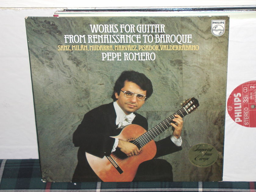 Pepe Romero - Sanz/Valderrabano Philips Import Pressing LP