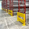 Guard Rail end of Pallet Rack