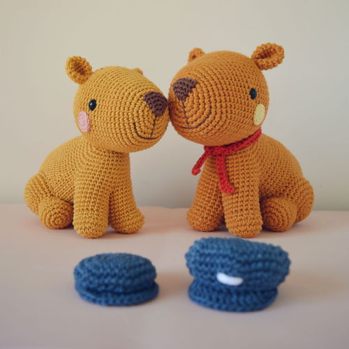 Capybara Joca Haakpatroon (Amigurumi tutorial PDF-bestand) - schattig capybara pluchen beest, amigurumi cavia patroon, haakpatroon knaagdier