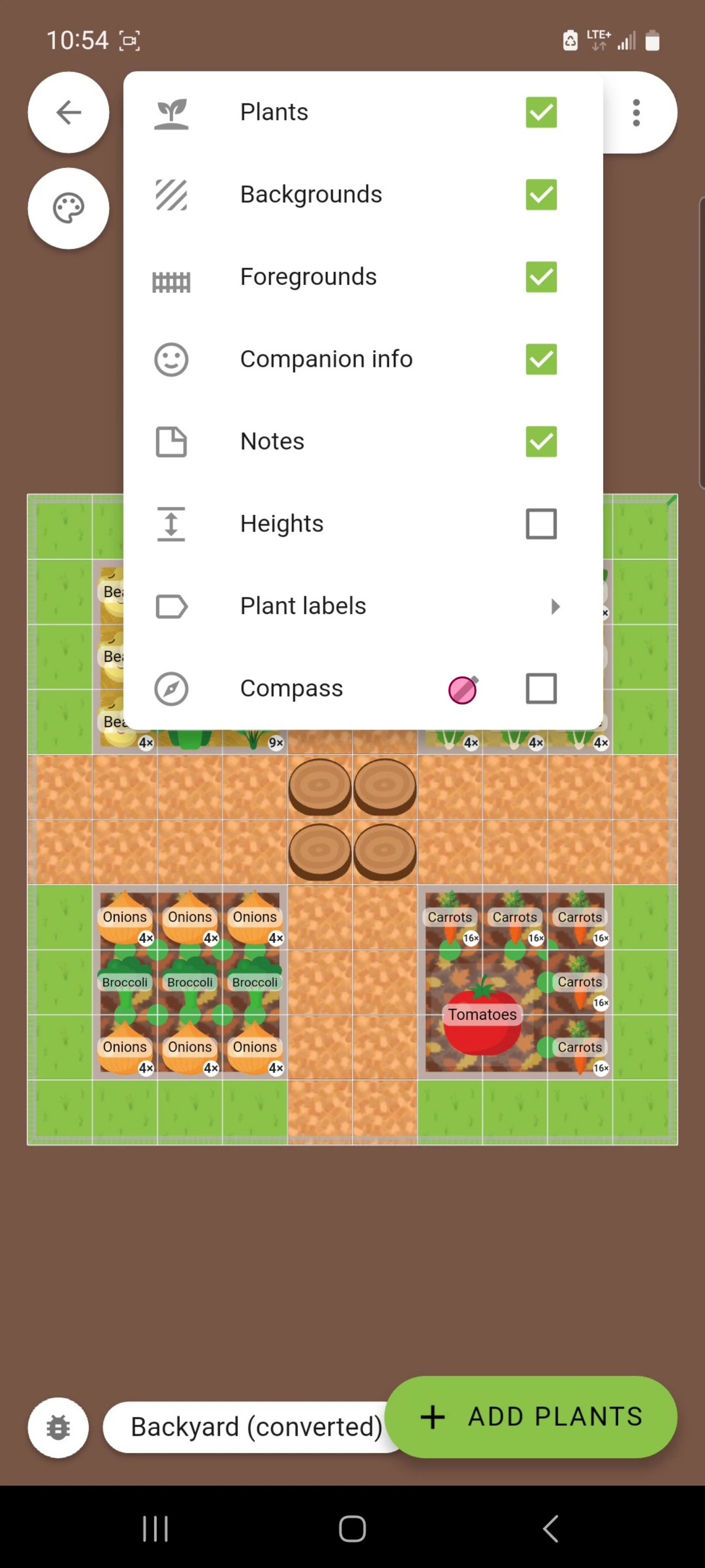 Access Compass Settings