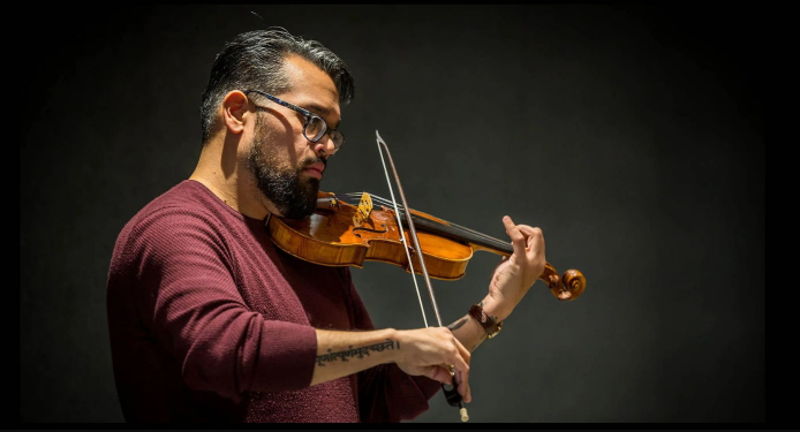 On Stage with Iris Collective: Vijay Gupta