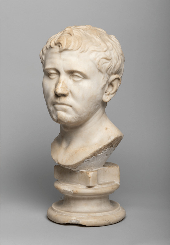 Portrait of a man, Roman, late 1st century B.C.-early 1st century A.D., Marble, Lent by the Bavarian Administration of State-Owned Palaces, Gardens and Lakes.