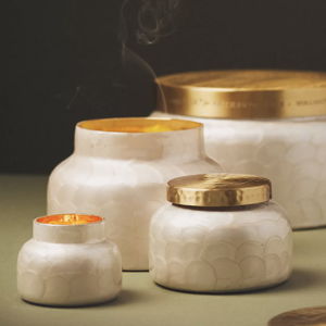 Capri Blue Volcano Capiz Jar Candle​