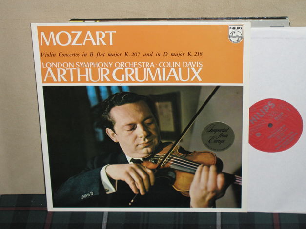 Grumiaux/Davis/LSO - Mozart Violin Ctos in B/D Philips ...