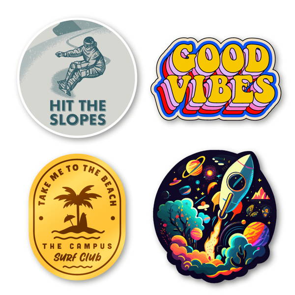 Custom Die-Cut Stickers in Full Color