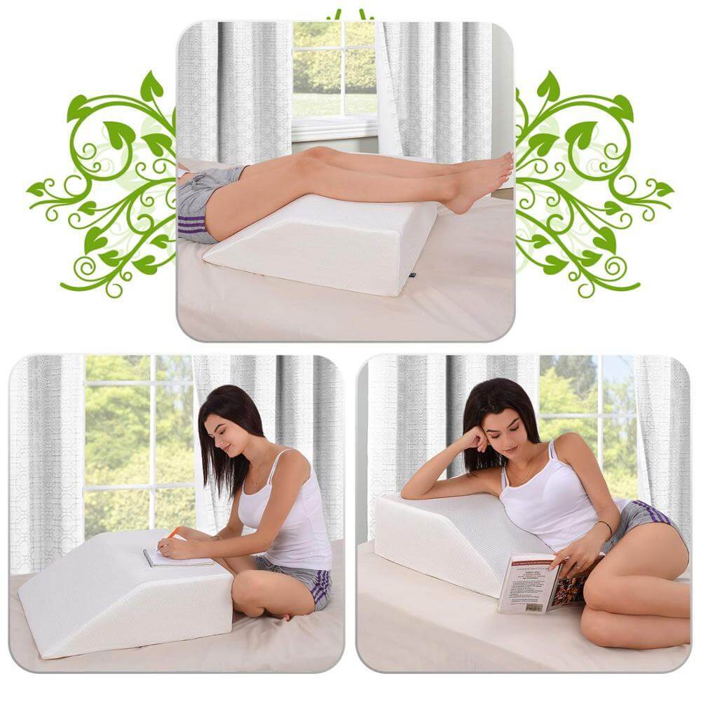 Leg Elevation Pillow, Leg Rest pillow, leg wedge pillow, Triangle Pillow