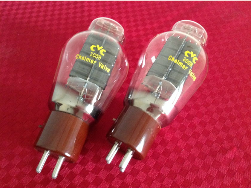 Chelmer 300B matched pair Tubes From UK