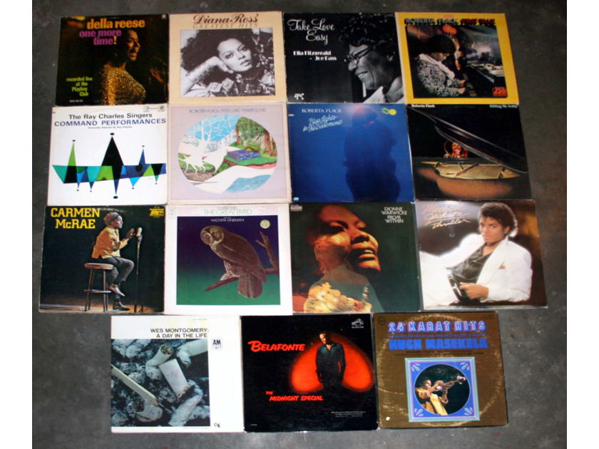 Great LOT of 36 Jazz, Blues and Soul LP's! - Including, BB King, Ella Fitzgerald, Dave Brubeck. Modern Jazz, Windham Hill, Wes Montgomery