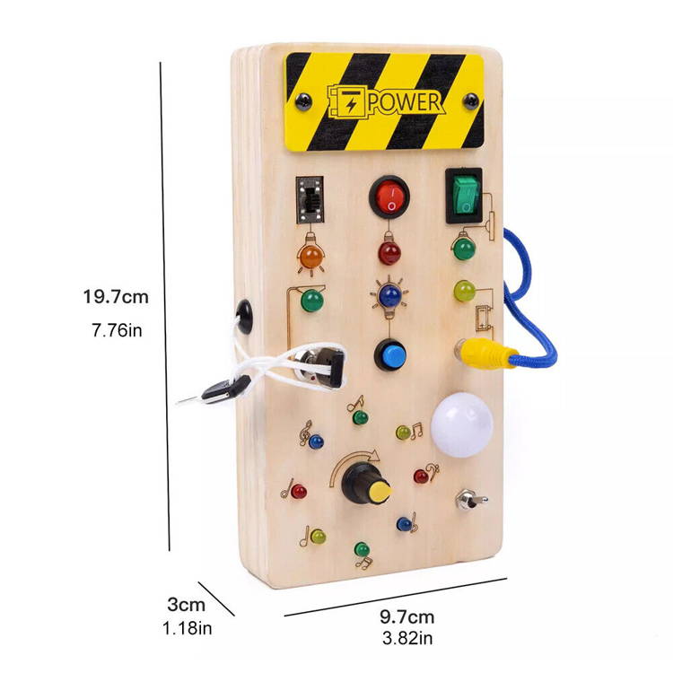 Montessori Wooden Sensory Board dimensions.