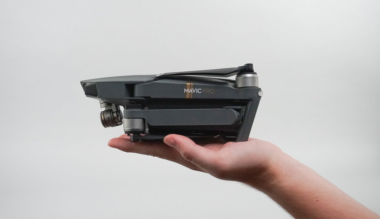 The new DJI Mavic pro features an extremely compact and powerful design